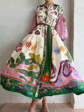 2024 Retro French Palace Style Dress