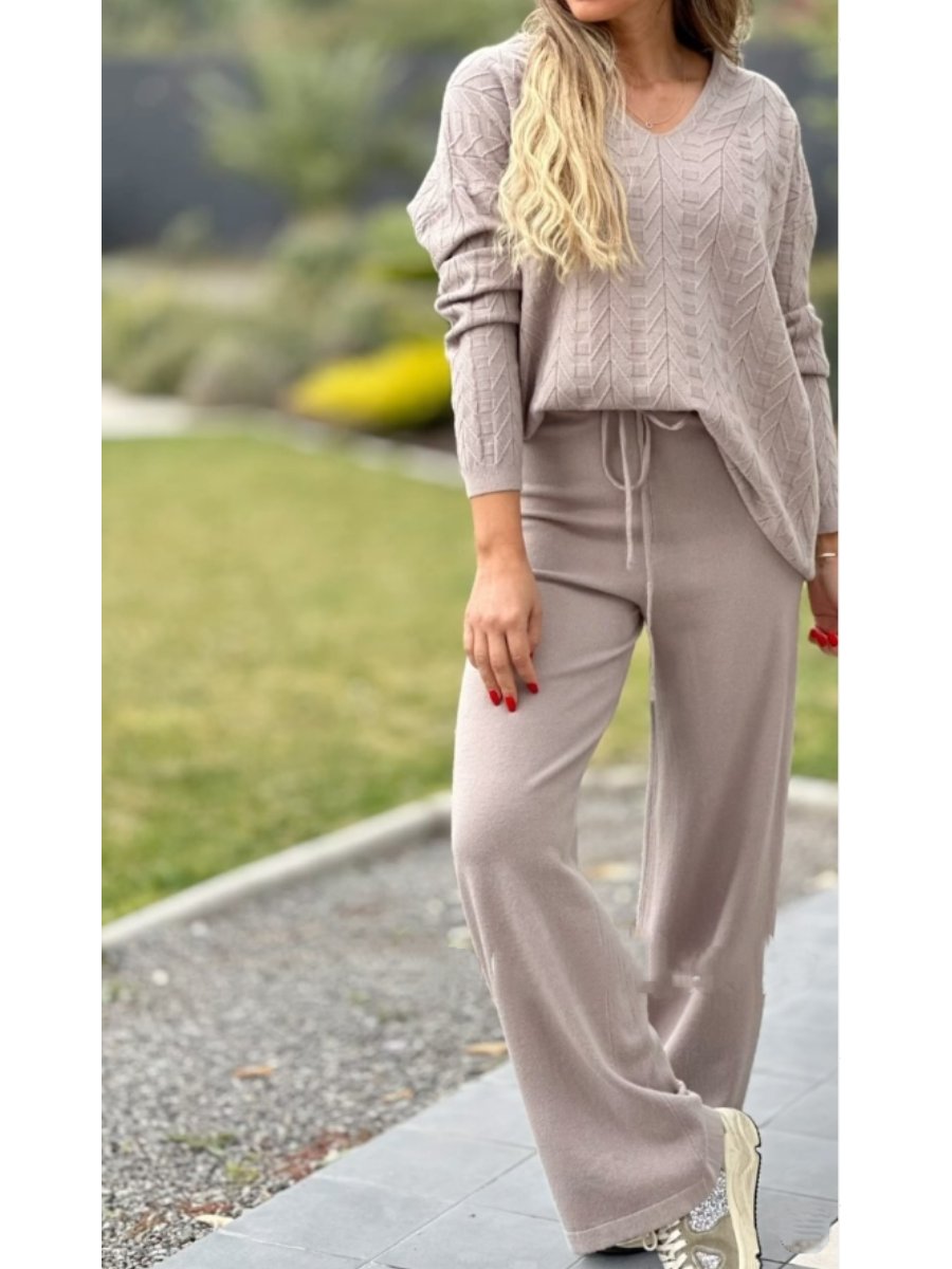 Casual Stretch Knit Suit