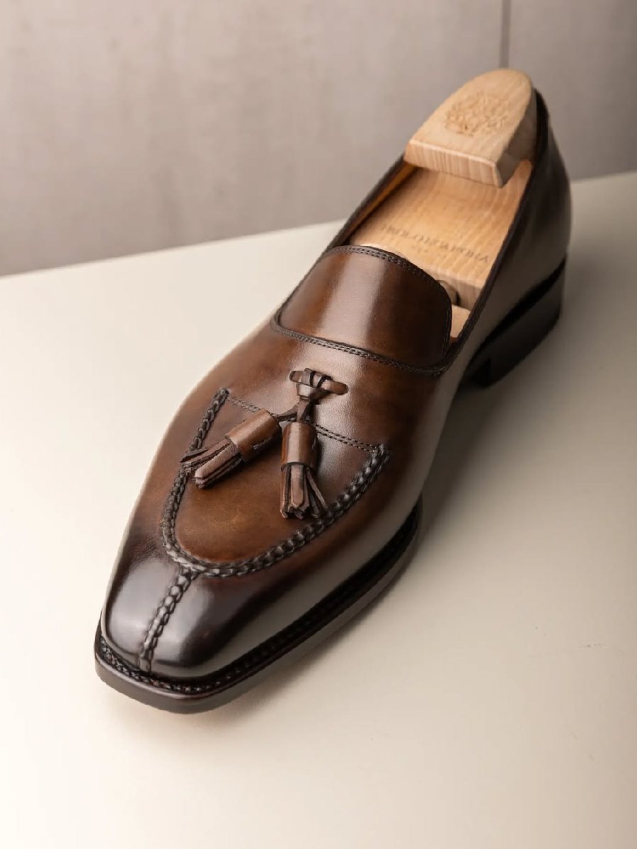 Tassel Casual Leather Slip-on Loafers