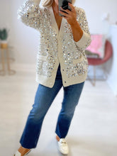 Sequin Knit Cardigan