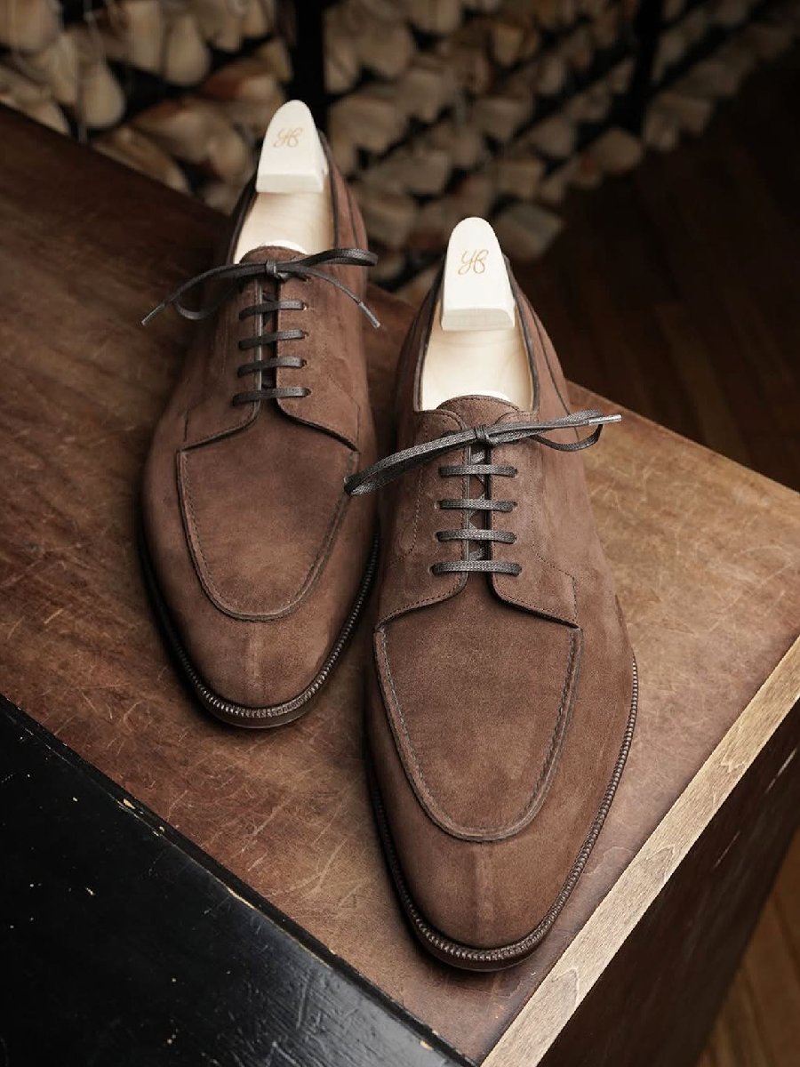 Frosted Pointed Toe Casual Retro Dress Shoes