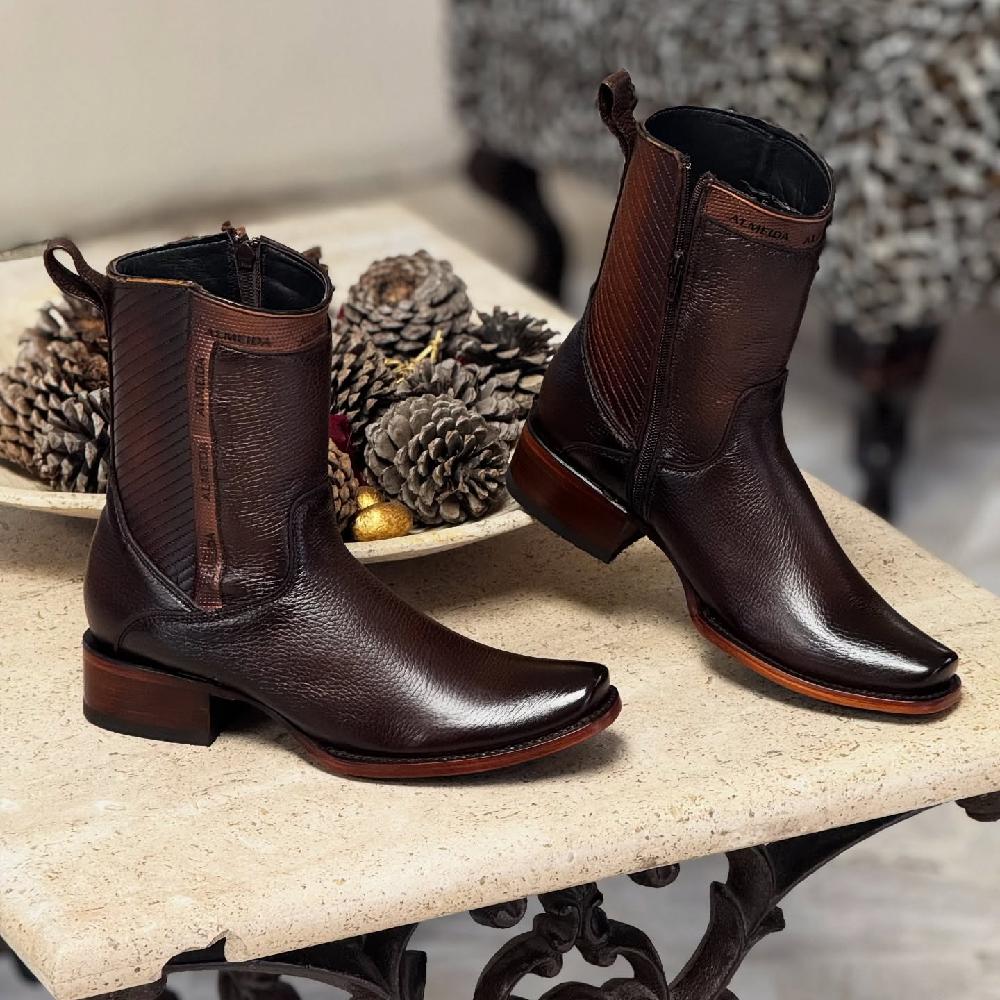 Retro Mid-calf All-match Casual Men's Boots