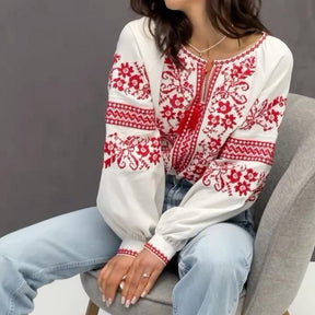 Ethnic Style Blouse