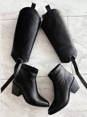 Black Pointed Toe Boots