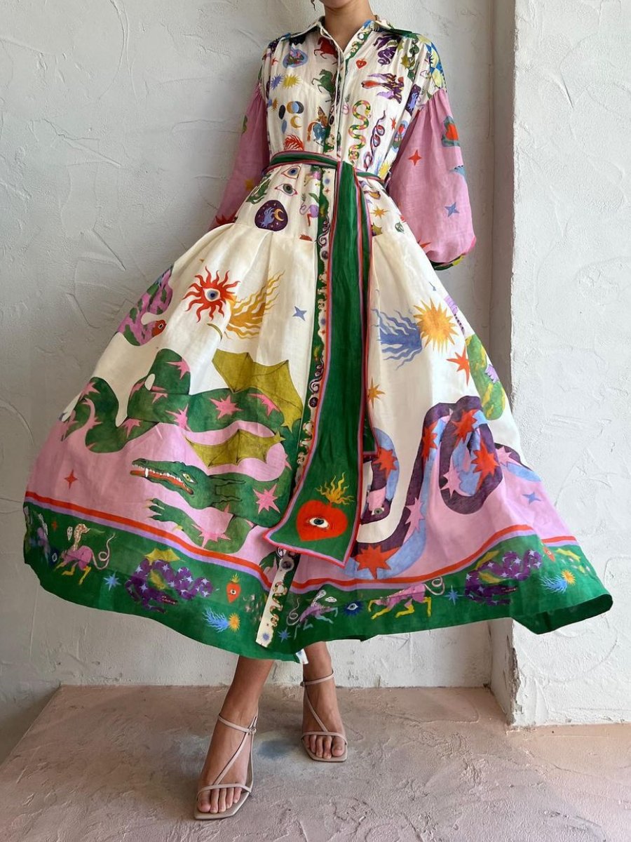 2024 Retro French Palace Style Dress