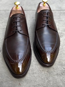 Low-top Pointed Toe Leather Casual Shoes