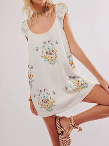 Printed Sling Summer Dress