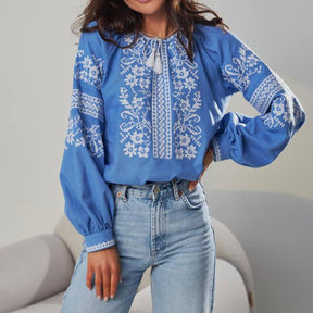 Ethnic Style Blouse