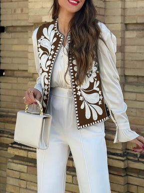 Embroidered Vest