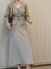 Autumn and Winter Lazy Style Loose Fashion Two-Piece Suit