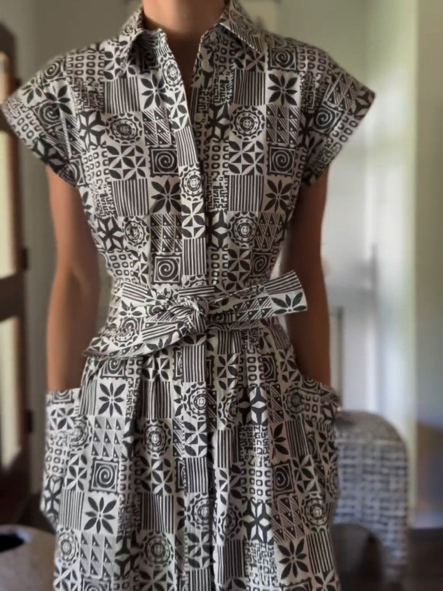 Batik Patchwork Dress