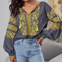 Ethnic Style Blouse