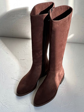 Women's Suede Pointed Toe Boots