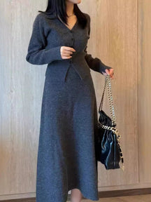 Autumn and Winter Lazy Style Loose Fashion Two-Piece Suit